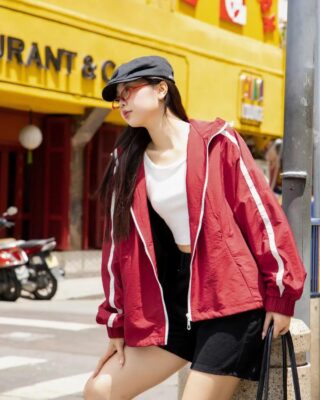 Áo khoác dù cổ cao 2 lớp phối viền THE C.I.U - Berlin Jacket